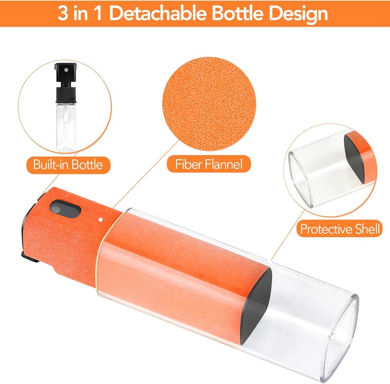usefulpro 2 Pcs Fingerprint Proof Screen Cleaner Safe for All Phones Glasses Tablet Laptop TV Watch Screens (Rouge Hermes) - Image 2
